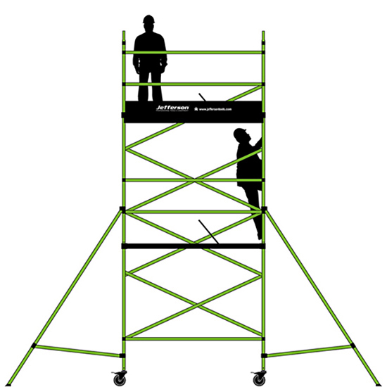 T620-3T 4.2M Double Width Scaffolding Tower