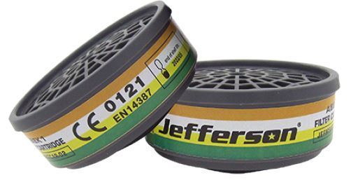 ABEK1 Gas Filter Cartridges (Pair)