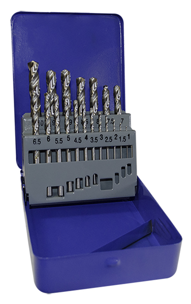 HSS Fully Ground 19 Piece Drill Bit Set