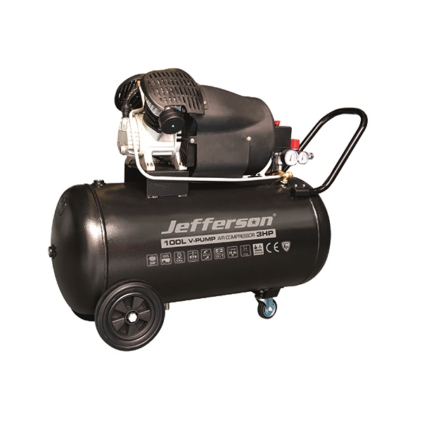 100 Litre 3HP V Pump Compressor