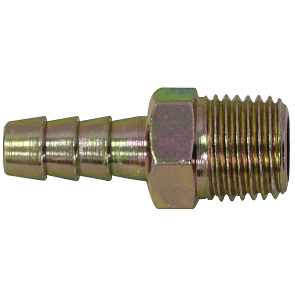 8mm Barbed To 1/4" Male Thread Blister Pack