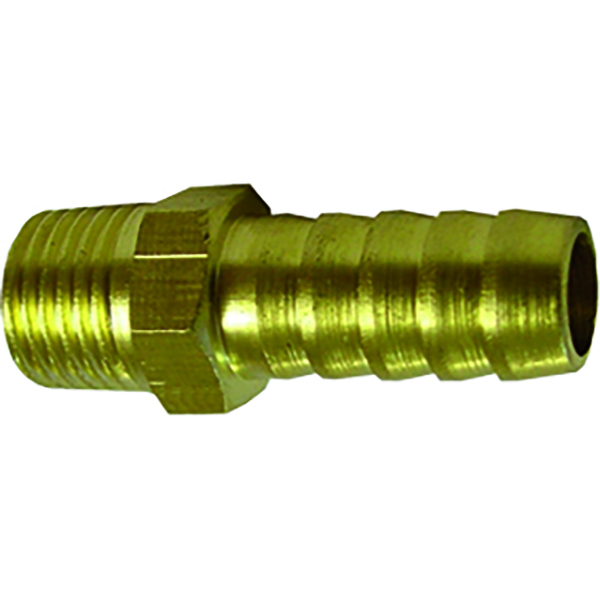 11mm Barbed To 1/4" Male Thread (2 Pack)
