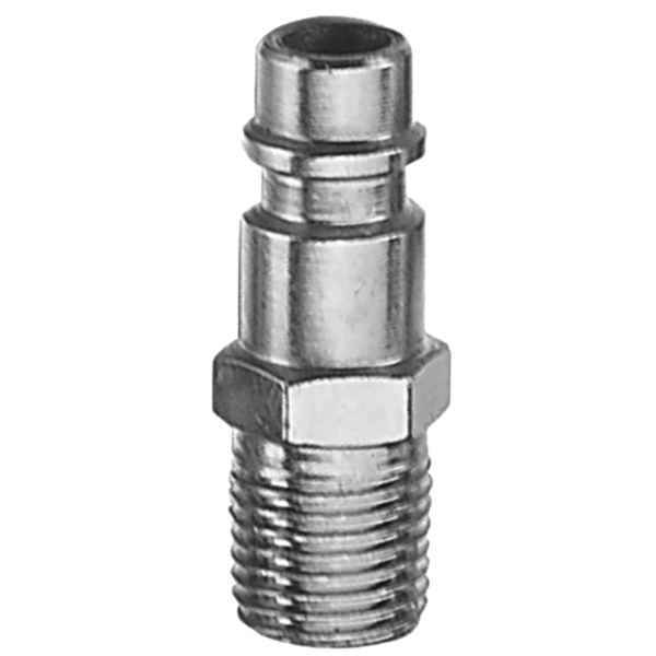 High Flow 1/4" x 3/8" BSPT Male Plug