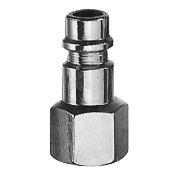 High Flow 1/4" x 3/8" BSP Female Plug