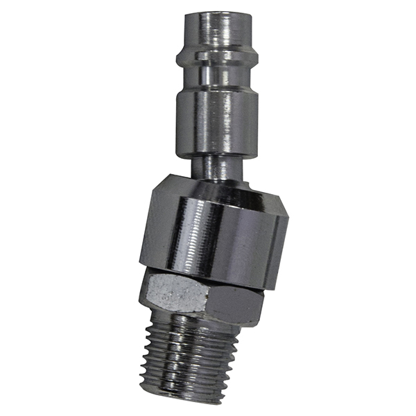 High Flow 1/4" BSP Male Screwed Swivel Adapter