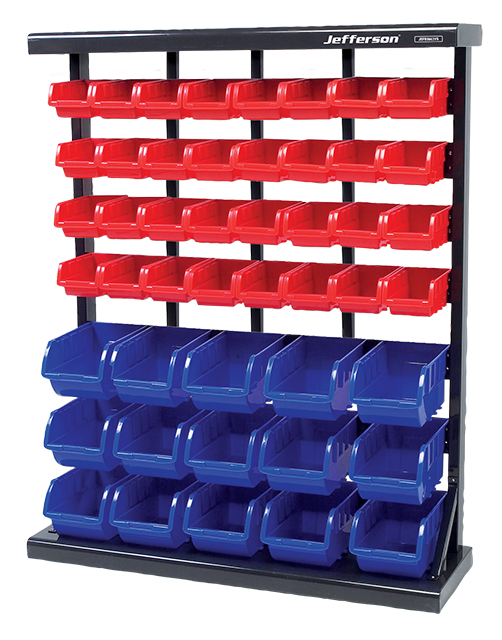 47 Piece Free Standing Storage Bin System