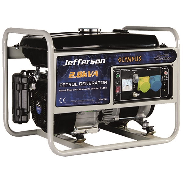 2.8kVA / 2.2kW Petrol Generator