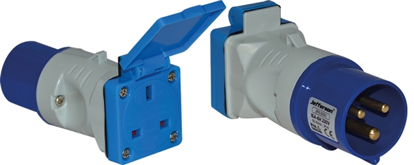16A to 13A Socket Adaptor