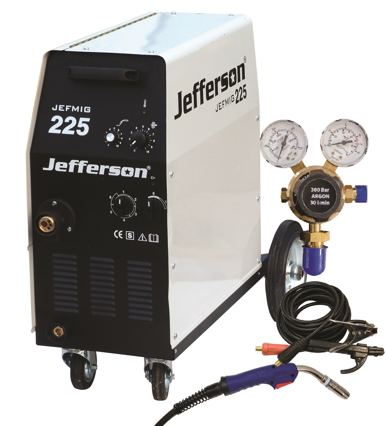 225 Amp 230V MIG Welder Kit