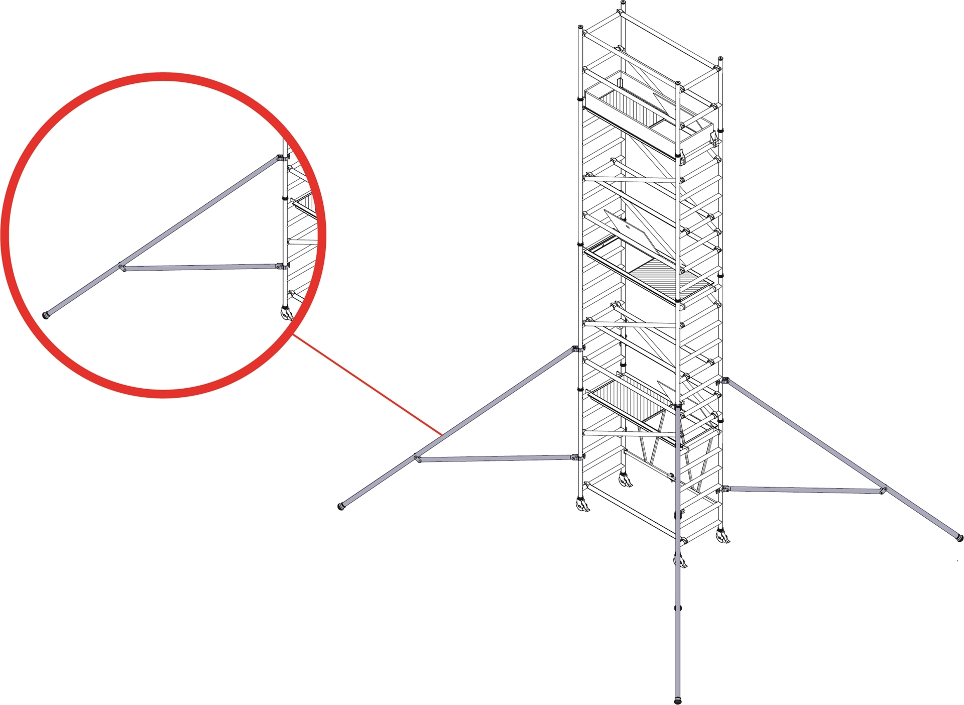 T99 Mini Tower Large Stabiliser (each)