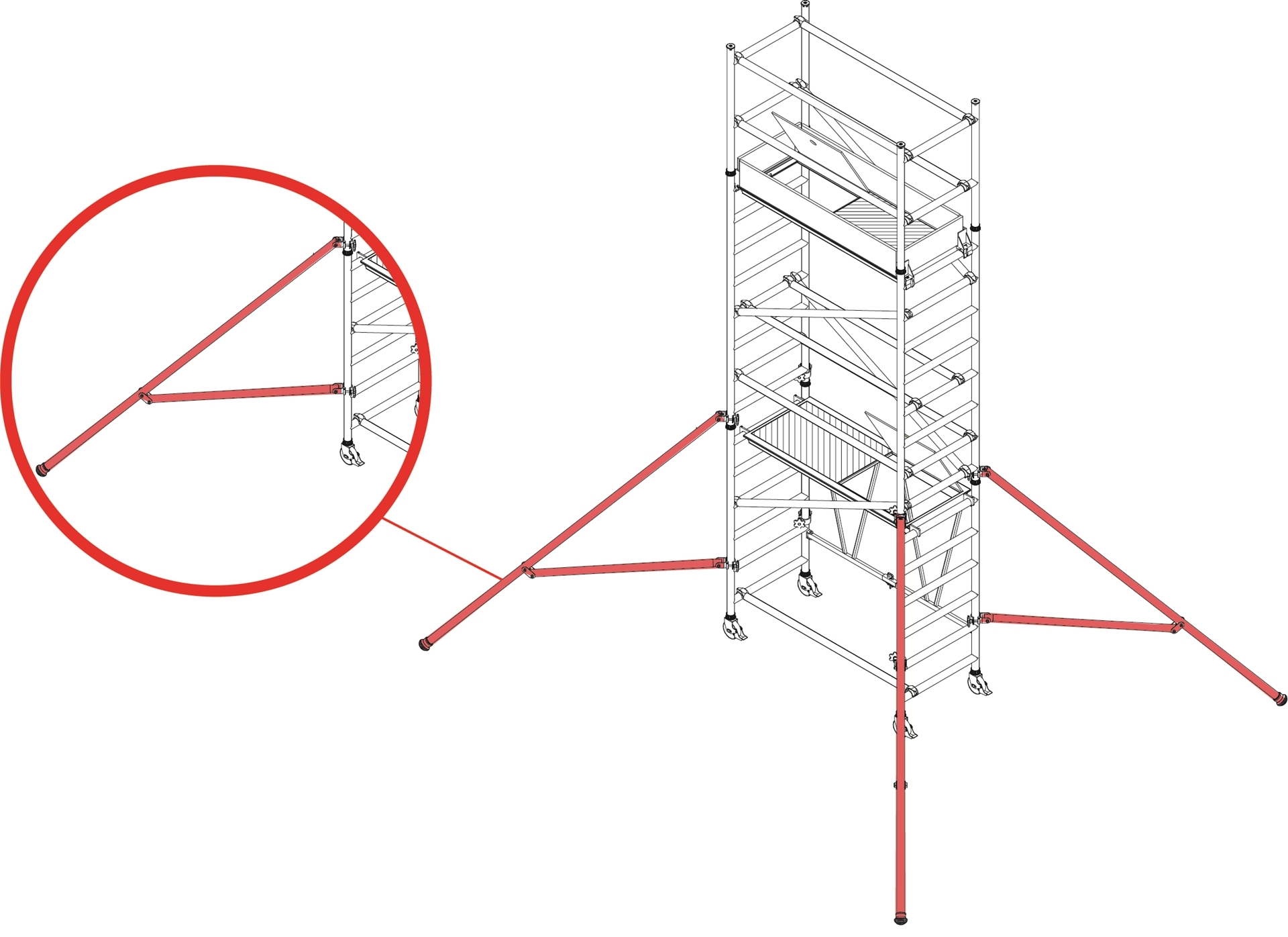 T99 Mini Tower Standard Stabiliser (each)