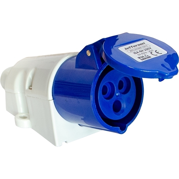 230V 16A Wall Mounted Socket