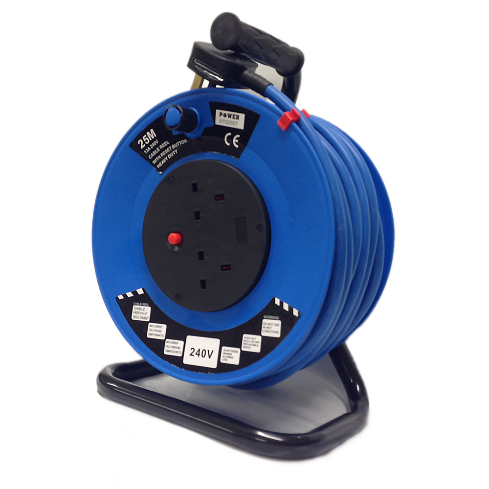 25m EXTENSION CABLE REEL 2.5 CORE 13AMP
