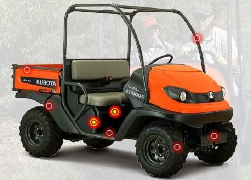 KUBOTA RTV400CI 16 HP UTILITY VEHICLE