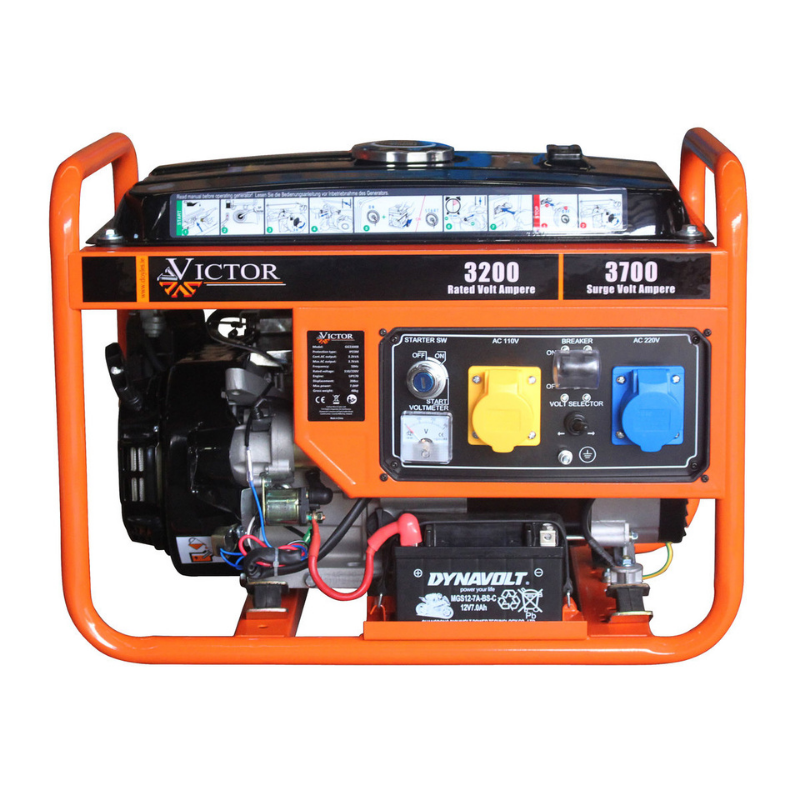 Petrol Generator Victor 3.7KvA